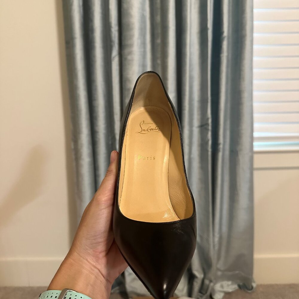 Christian Louboutin Pigalle 100 Nappa Shiny Black size 40 - Picture 6 of 16